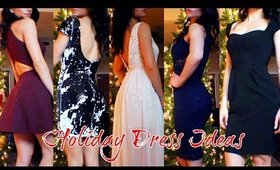 Holiday Dress Ideas! For Christmas & New Years 2014 + Try Ons!