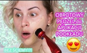 BEZ ŚCIEMY!?! OBROTOWY PĘDZEL DO APLIKACJI PODKŁADU ? TO NIE MOŻE BYĆ HIT !?