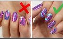 5 Things You're Doing WRONG When WATERMARBLING Your Nails!