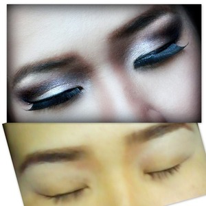 Before and after photo of my puffy monolid eye :)
Comments are welcomed