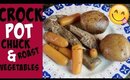 EASY FALL DINNER RECIPE | SLOW COOKER CHUCK ROAST & VEGETABLES