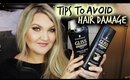 TIPS TO AVOID HAIR DAMAGE + PRODUCTS I'M LOVING