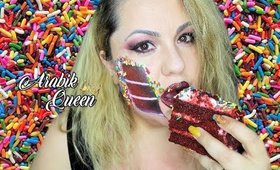 Spanish Tutorial: Red Velvet Cake Face
