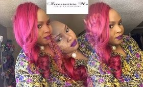 Sew In Look Using A Ponytail | Irresistable Me Ponytail | Review