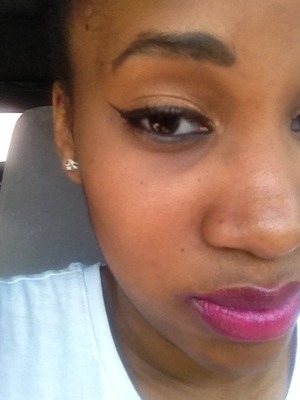 Cover girl Queen collection makeup! I think I did great today 💋