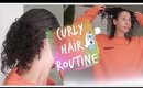 my wash n go curly hair routine on relaxed hair