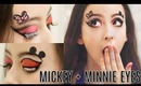 Mickey + Minnie Mouse Eye Makeup Tutorial | Courtney Little
