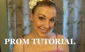 PROM MAKEUP TUTORIAL... For a Peach or Coral Dress (or any Color)