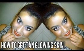 HOW TO INSTANTLY GET DARK TAN GLOWING DEWY SKIN FOR SUMMER!!!!!!