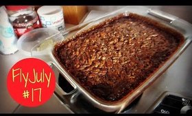 MAKING CHOCOLATE PECAN PIE BARS (Fly July #17)