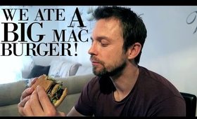 Eating a BIG MAC after 9 years he proposes!