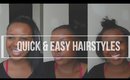 Easy Hairstyles for Short Hair! | With Extensions