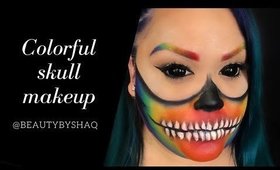 Colorful Skull Makeup (rainbow edition)