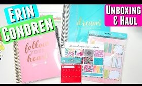 Erin Condren Life Planner 2017 |  UNBOXING & HAUL, flip through