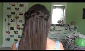 Formal Waterfall Twist Hair Tutorial!