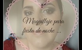 Maquillaje para fiesta de noche (negro y dorado)