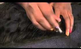 DIY: WEFT SEALING MY BRAZILLIAN HAIR