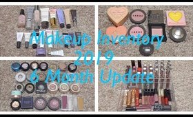 Makeup Inventory 2019: 6 Month Update