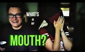 What's In My Mouth?! w/ My Boyfriend! | tewsimple