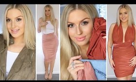 Clothing Haul & Try On's ♡ Missguided Dresses, Jackets & Jeans!