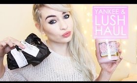 YANKEE CANDLE & LUSH HAUL | Katie Snooks