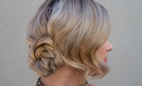 Glamour Wave Braided Bun