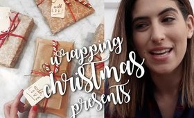WRAPPING CHRISTMAS PRESENTS | Lily Pebbles Vlogmas