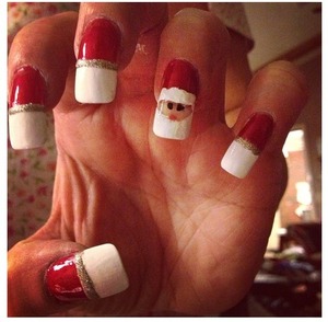 Santa nails 