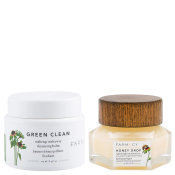 Farmacy Green Clean Makeup Meltaway Cleansing Balm & Honey Drop Lightweight Moisturizer Bundle