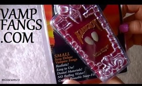 Customized Vampire Fangs from Vampfangs.com {Review/Tutorial}