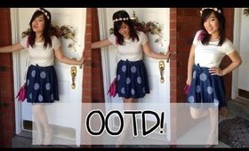 OOTD - How I Wear A Floral Crown | Camille Co