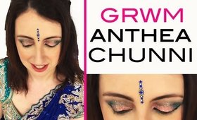 GRWM: Pro Makeover Anthea Chunni Ceremony Blue Turquoise