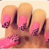 leopard print in pink 