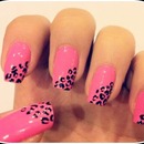 leopard print in pink 