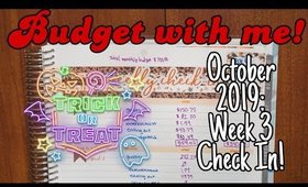 Budget With Me! | It Was Date Week! | Week 3 Check In |October 2019 | Bay Area Living | Debt Pay Off
