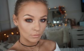 GOLD & GLITTER EYES - SUMMER NIGHT MAKEUP (REUPLOAD)