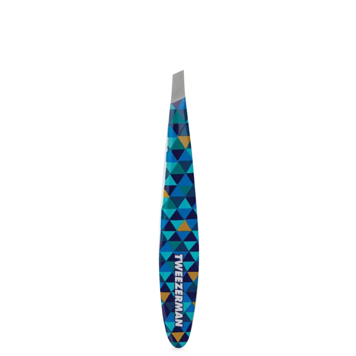 Tweezerman Blue Mosaic Mini Slant Tweezer alternative view 1 - product swatch.