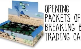 Opening packets of Breaking Bad Trading Cards (may include spoilers)