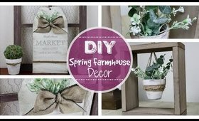 DIY Spring Farmhouse Decor | 2 BUDGET Friendly Projects