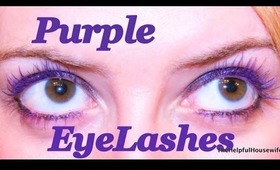 Purple Mascara!!