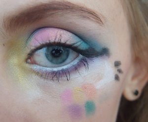 This is the close up of the cute Easter Bunnie makeup I wore for Easter.