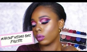 MAKEUP USING ONE EYESHADOW PALETTE | DOSE OF COLORS SNOW ANGELS