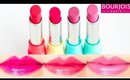 Bourjois Shine Edition Lipstick Swatches on Lips