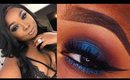 Fall into Teal makeup tutorial - semi full face - Queenii Rozenblad