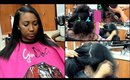 Silk Press on Long Natural Hair!!! Part 2!!!!