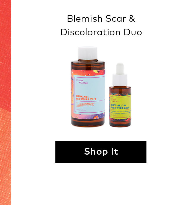 Shop the Good Molecules Blemish Scar & Discoloration Duo at Beautylish.com Blemish Scar Discoloration Duo 
