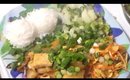 Vegan Black Bean Turnip Tofu w/ Bok Choy