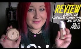 Review - Maybelline Super Stay 24 Hour Foundation & Dream Matte Powder