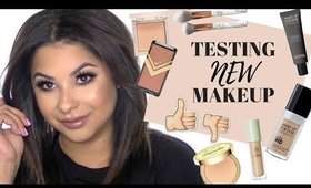 Testing NEW Makeup | Complexion Products