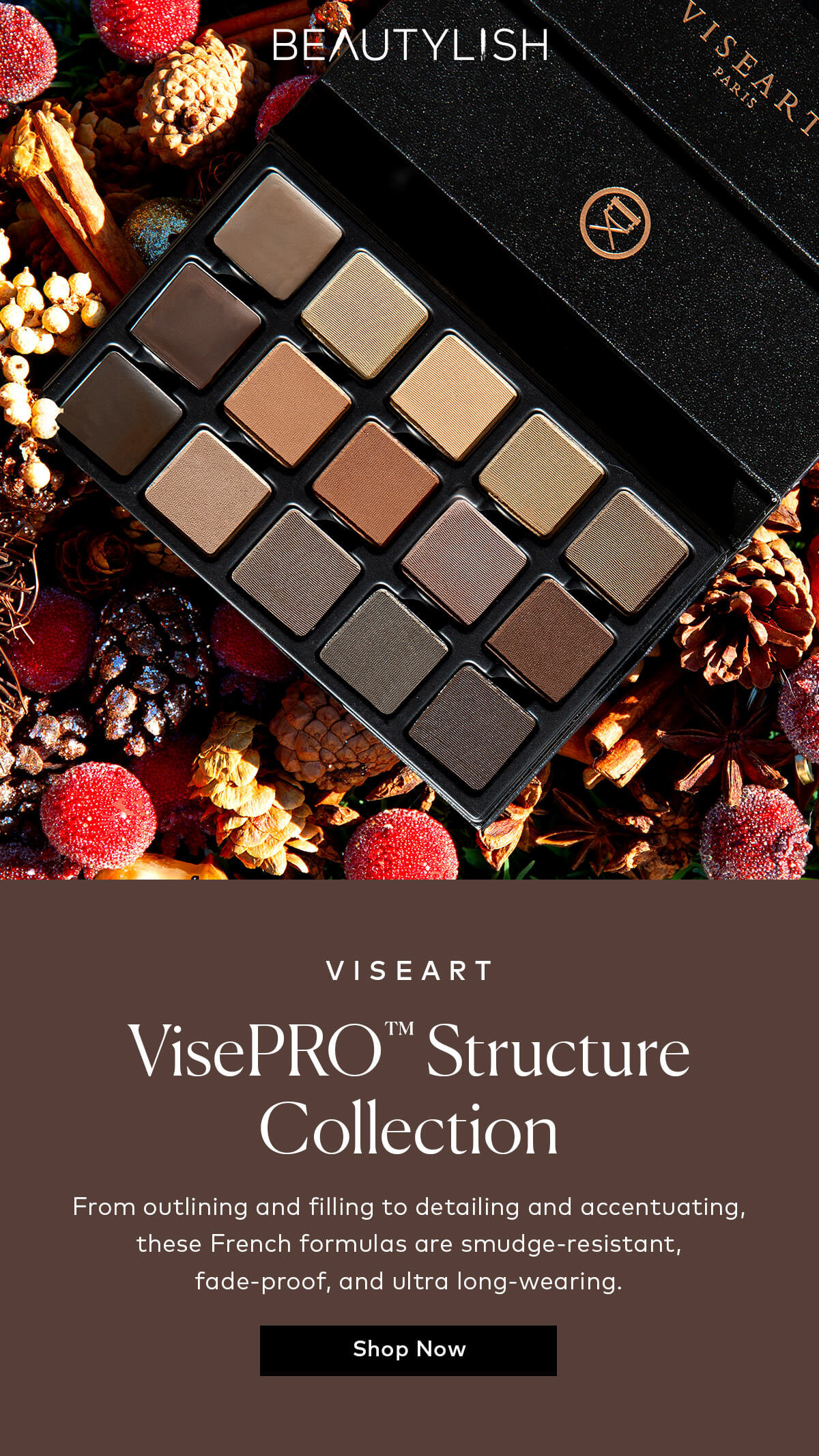  From outlining and filling to detailing and accentuating, these French formulas are smudge-resistant, fade-proof, and ultra long-wearing. Shop the Viseart VisePRO Structure Collection at Beautylish.com